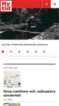 Mobile Screenshot of nytid.fi